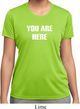 You Are Here Ladies Moisture Wicking Shirt