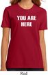You Are Here Ladies Organic Shirt
