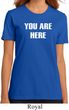 You Are Here Ladies Organic Shirt