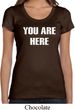 You Are Here Ladies Scoop Neck Shirt
