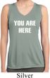 You Are Here Ladies Sleeveless Moisture Wicking Shirt