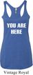 You Are Here Ladies Tri Blend Racerback Tank Top
