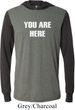 You Are Here Mens Lightweight Hoodie Tee