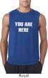 You Are Here Mens Sleeveless Shirt