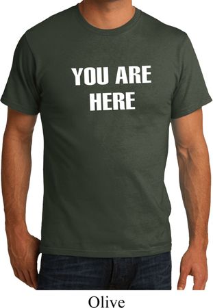 You Are Here Organic Shirt