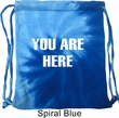 You Are Here Tie Dye Bag