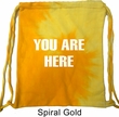 You Are Here Tie Dye Bag