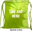 You Are Here Tie Dye Bag