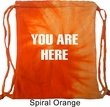 You Are Here Tie Dye Bag