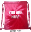 You Are Here Tie Dye Bag