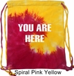 You Are Here Tie Dye Bag
