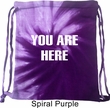 You Are Here Tie Dye Bag