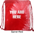 You Are Here Tie Dye Bag