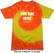You Are Here Tie Dye Shirt