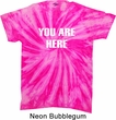 You Are Here Twist Tie Dye Shirt