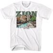 Zion National Park Utah Adult NPCA T-shirt - White