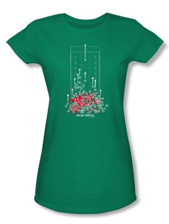 Zombie Juniors T-Shirt Football Kelly Green Tee Shirt