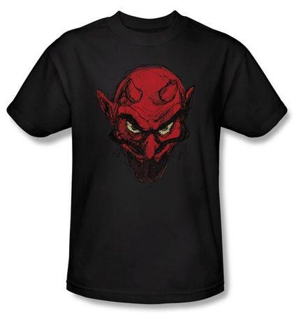 Zombie T-Shirt Sketchy Details Adult Black Tee Shirt