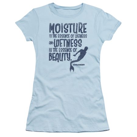 Zoolander Juniors Shirt Merman Light Blue Tee T-Shirt