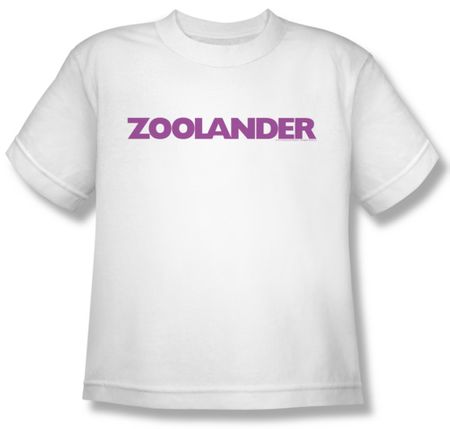 Zoolander Shirt Kids Logo White Youth Tee T-Shirt