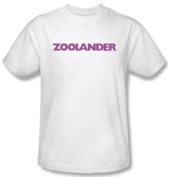 Zoolander Shirt Logo Adult White Tee T-Shirt