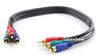 1.5ft. Hi-Resolution Component Video 3-RCA RGB 22AWG (RG59/U Coaxial) Cable 1.5ft. Hi-Resolution Component Video 3-RCA RGB 22AWG (RG59/U Coaxial) Cable