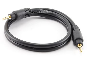 1.5ft. Premium 3.5mm Stereo Audio Cable, 22 AWG, Gold-Plated