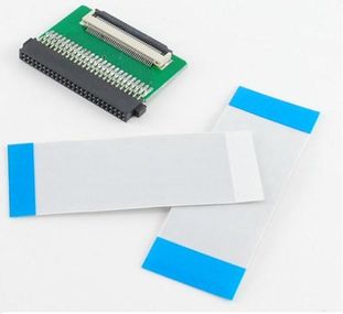 1.8" ZIF to 1.8" 50-Pin Female Hard Drive Adapter for Toshiba and Hitachi w/ 2 FFC ZIF Cables