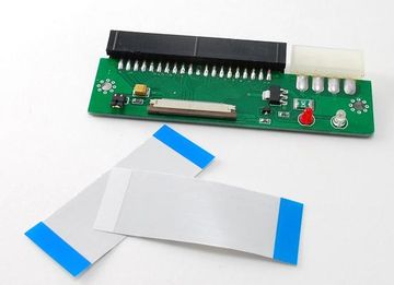 1.8" ZIF to 3.5" 40-Pin Male Hard Drive Adapter for Toshiba and Hitachi w/ 2 FFC ZIF Cables