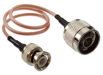 Câble Coaxial BNC Mâle Vers BNC Femelle Panneau - RG316 50 Ohms - Faible Perte - CablesOnline