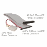 Cavo A Nastro Piatto IDE 40 Pin 48 Pollici – 5 Connettori, CablesOnline FI-448