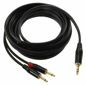 12ft Premium 3.5mm Stereo Male to 2x 3.5mm Mono Male BeoLab 4/4PC Audio Cable