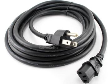 15 ft. PC 3-Conductor AC Power - 14 AWG