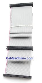 16"  2 Drives 44 Pin IDE Laptop 2.5" Hard Drive Ribbon Cable