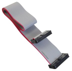 18-inches 24-Pin (2x12) 2.54mm-Pitch Female to Female IDC 24-Wire Flat Ribbon Cable