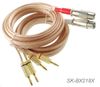 18ft CablesOnline 12AWG Speaker Wire 4-Banana Plug to 2- XLR Jacks Audio Cable