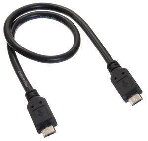 1ft Micro-B 5-Pin Male to Micro-B 5-Pin Male USB 2.0 Cable