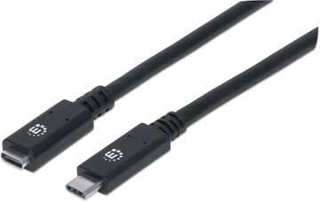 1ft USB 3.2 Gen 2 Type-C Male/Female Extension