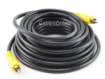 25 Feet 1 RCA to 1 RCA Video Cable