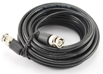 25ft RG58 Coaxial Cable with BNC Connectors