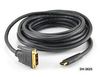 25ft DVI-D Single Link to HDMI Male/Male 26AWG Monitor Video Cable