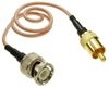 2ft BNC Male to RCA (Phono) Male RG316 Cable