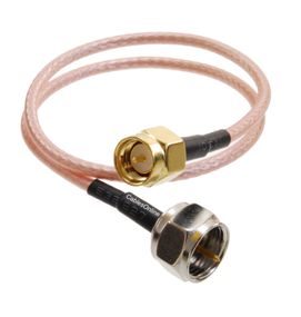 2ft F-type Male to SMA Male RG316 Cable 