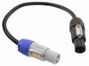3ft 16AWG Lighting Fixture True1 Female to Gray Powercon-Compatible Power Cable