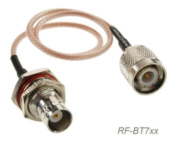 3ft BNC Bulkhead Female to TNC Male RG316 Cable