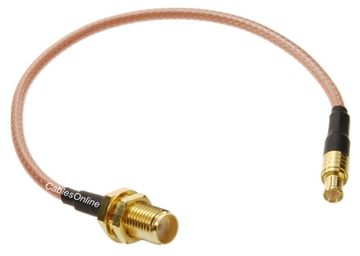3ft SMA Bulkhead Female to MCX Male RG316 Cable