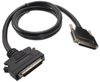 3ft VHDCI 0.8mm 68-Pin Male to SCSI-2 (HPDB50) Male SCSI Cable