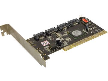 4-Channel Serial ATA & Serial ATA II 32-bit PCI Host Controller