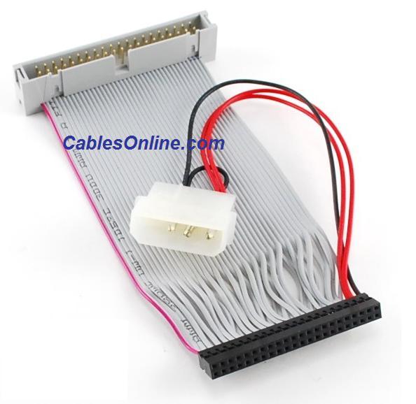 40-Pin Male to 44-Pin Female Cable, www.CablesOnline.com