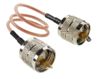 4ft UHF PL259 Male to UHF PL259 Male RG316 Cable